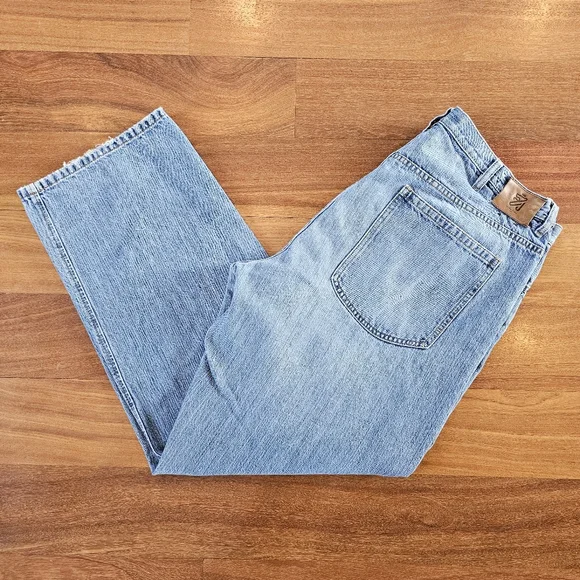 Sean John Jeans Blue Medium Wash Denim Baggy Hip Hop Distressed Ripped Men 40x32 - Picture 1 of 16